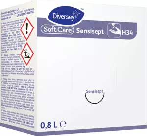 Desinficerande tvål Soft Care Sensisept H34 800 ml – skonsam och effektiv handdesinfektion för vård och livsmedelsmiljöer