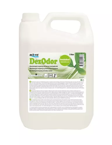 Activa Dezodor 5L – kraftfull och långtidsverkande luktförbättrare för neutralisering av dålig lukt i offentliga och hygienkritiska miljöer