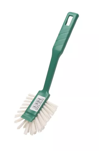 Diskborste ECO 26 cm i grön plast – medelhård borst för effektiv rengöring av kärl och ytor