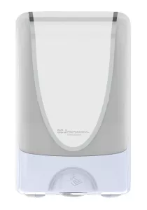 Dispenser Deb TouchFREE Ultra vit SilverLine – beröringsfri hygienlösning för tvål eller desinfektion i offentliga miljöer