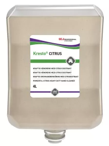 Dispenser för Deb Kresto Citrus 4L – väggmonterad pumphållare för kraftig handrengöring  Deb dispenser till Kresto Citrus 4-liters patron – robust tvålautomat för verkstad och industri