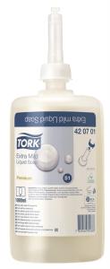 Tork Premium Extra Mild Flytande Oparfymerad 1L S1