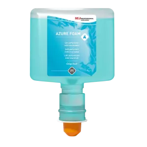 Dispenser för skumtvål Deb Azure Foam 1L – hygienisk och väggmonterad tvålautomat för offentliga miljöer