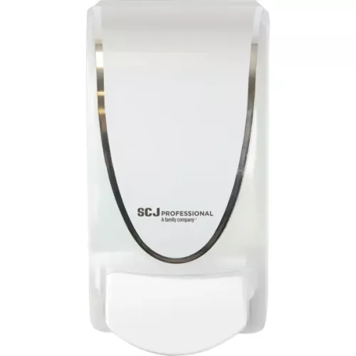 Dispenser White SilverLine transparent 1L SC Johnson – stilren och hållbar väggdispenser för tvål eller desinfektion