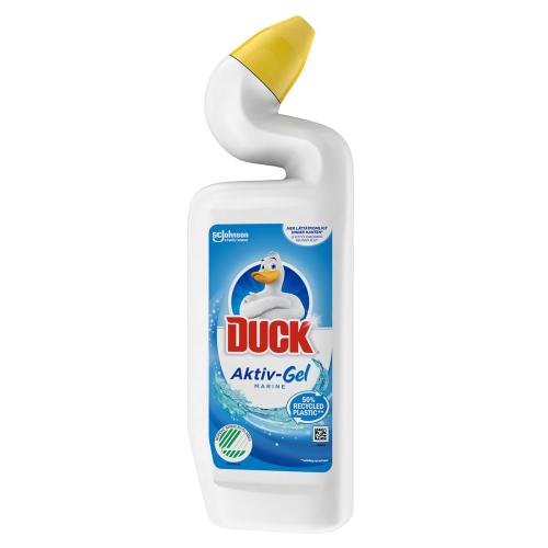 Duck Aktiv-Gel Marine 750 ml – toalettrengöring med fräsch havsdoft och effektiv formula mot kalk och smuts