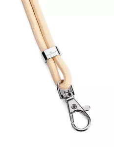 ​Durable Nyckelband rPET Beige med Karbinhake 46 cm 10-pack