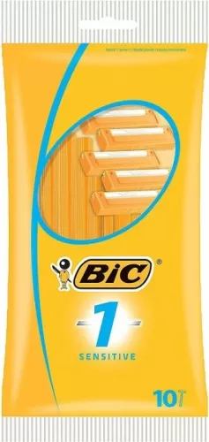 BIC Sensitive engångsrakhyvlar 10-pack – hudvänliga rakhyvlar för skonsam rakning