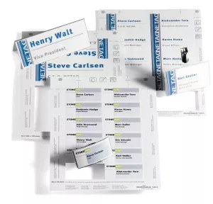 Etiketter BADGEMAKER® 54 x 90 mm – A4-ark