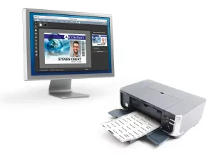 ​Etiketter BADGEMAKER® 61x210 mm, vit, 20 st