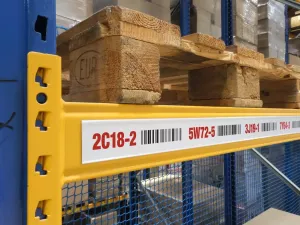 Etiketthållare SCANFIX® 1000 × 62 mm självhäftande – Transparent (25 st)