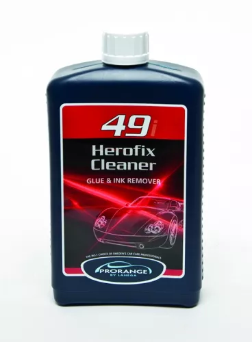 Fläckborttagning Lahega Herofix Cleaner 49i 1L – effektiv rengöring av svåra fläckar på textil, plast och hårda ytor