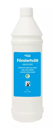 Activa fönstertvätt 1 liter – effektiv glasrengöring för skinande rena fönster utan ränder