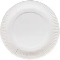 Gastro papptallrik 15 cm vit Svanenmärkt – miljövänlig engångstallrik för kalla och varma rätter, idealisk för catering, takeaway och event
