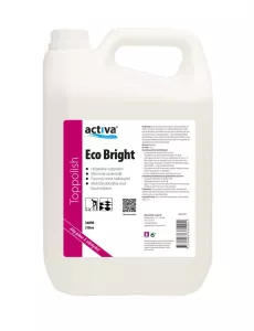 Golvpolish Activa Eco Bright 5L – miljömärkt golvpolish med hög glans och slitstyrka för alla typer av hårda golv