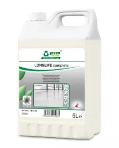 Green Care LONGLIFE Complete 5L – miljömärkt golvpolish med hög glans och slitstyrka för alla typer av hårda golv