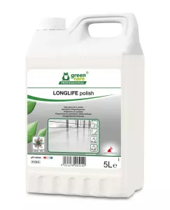 Golvpolish Green Care Longlife Polish 5L – hållbar och miljövänlig polish som ger långvarigt skydd och glans till hårda golv