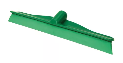 Grön golvraka 40 cm från Activa – hygienisk enkelbladig modell i färgkodad plast