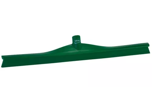 Vikan golvraka 60 cm, grön, enkelbladig och helgjuten i hygienisk plast med mjukt gummiblad för effektiv bortskrapning av vätska