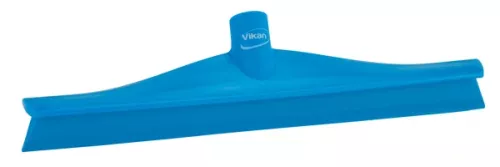 Golvraka Vikan fast enkel 40 cm blå – hygienisk och slitstark enbladig raka för effektiv borttagning av vatten och smuts på släta golvytor