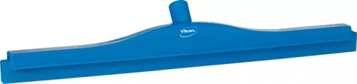 Vikan golvraka med två fasta blad, blå, 60 cm – effektiv för att avlägsna vätska från golv i hygienkrävande miljöer