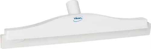 Vikan 40 cm golvraka med två blad – vit, hygienisk skrapa med plastkropp och utbytbara gummilister