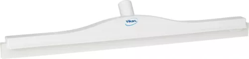 Vit golvraka 60 cm från Vikan – fast, livsmedelsgodkänd modell med dubbla utbytbara gummiblad