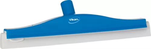 Golvraka Vikan ledad blå 40 cm – hygienisk och flexibel golvskrapa för våta ytor i professionella miljöer