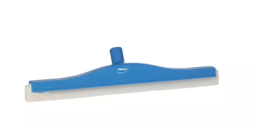Blå Vikan golvraka 50 cm – hygienisk plastskrapa med ledad fästanordning och utbytbart blad