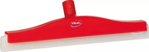 Golvraka Vikan ledad röd 40 cm – hygienisk och flexibel golvraka med ledad hals för effektiv bortskrapning av vätska på golv i livsmedels- och våtutrymmen