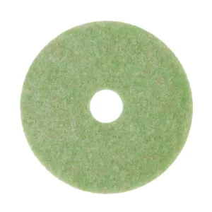 Golvvårdsrondell 3M grön/orange 19 tum – mångsidig rondell för daglig rengöring och lätt polering av behandlade golv i professionella miljöer