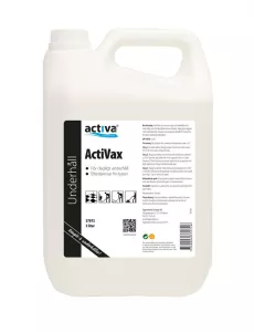 Activa Activax golvvax 5L – slitstarkt och blankt golvskydd för alla typer av hårda golv  5-liters golvvax från Activa – Activax för skydd och glans på linoleum, plast och sten