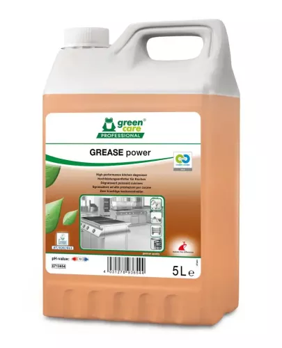 Green Care Grease Power 5L – kraftfull och miljövänlig avfettningsmedel för effektiv rengöring av fett och oljerester