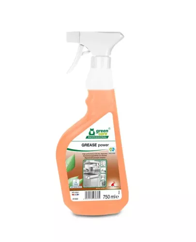 Green Care Grease Power 750 ml – kraftfullt och miljömärkt avfettningsmedel för snabb borttagning av fett och smuts i kök och livsmedelsmiljöer