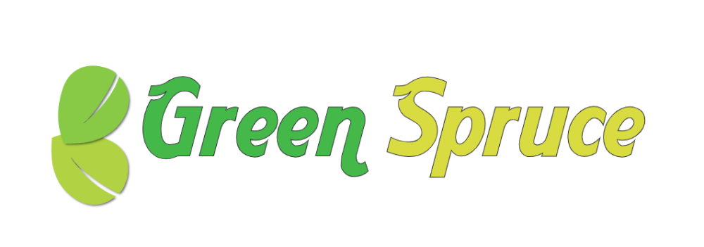 Green Spruce logotyp – miljövänliga städ- och hygienprodukter från Hygieneleeds