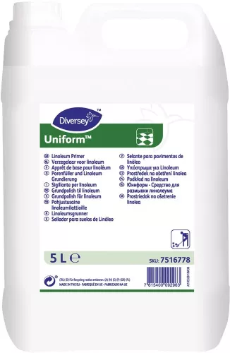 Uniform grundpolish 5L – slitstark golvpolish för skydd och långvarig glans på golv