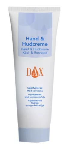 Handhudkräm Dax oparfymerad 250 ml – skonsam och återfuktande handkräm utan parfym, idealisk för känslig hud