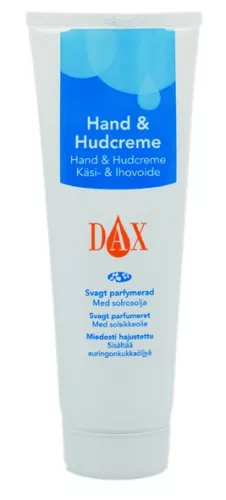 Hand- och hudkräm DAX parfymerad 125 ml – återfuktande och vårdande kräm för torr hud