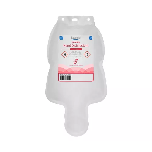 Sterisol handdesinfektion 700 ml – etanolbaserad handsprit i hygienpåse för väggdispenser  Etanolbaserad handdesinfektion från Sterisol – 700 ml för effektiv och snabb handhygien utan vatten