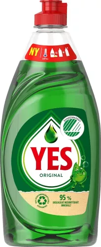 Handdiskmedel Yes Original 520 ml – effektivt diskmedel som löser fett och matrester med fräsch doft