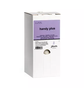 Plum Handy Plus handkräm kassett 700 ml – vårdande och återfuktande handkräm för torra och irriterade händer