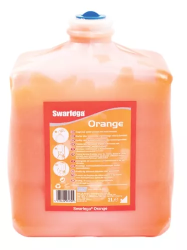 Deb Swarfega Orange handrengöring 2L – kraftfull handtvål med citrus och mikroskrubb för industriell smuts