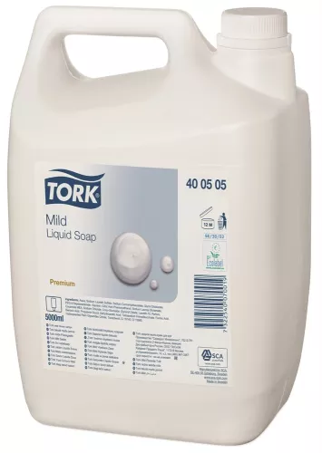 Tork Premium handtvål refill 5 liter – mild och återfuktande tvål med behaglig doft för frekvent handtvätt