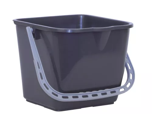 Hink Activa Basic grå 15 liter – robust plastbehållare med hällpip och bärhandtag för rengöring och städarbete