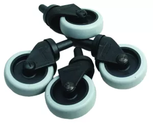 Hjulsats till Ettore Super Bucket – 4-pack robusta hjul för mobil och ergonomisk användning av fönsterputs- och rengöringshink