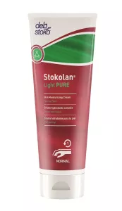 Hudkräm Deb Stokolan Light Pure 100 ml – mild och parfymfri återfuktande kräm för daglig vård av känslig hud