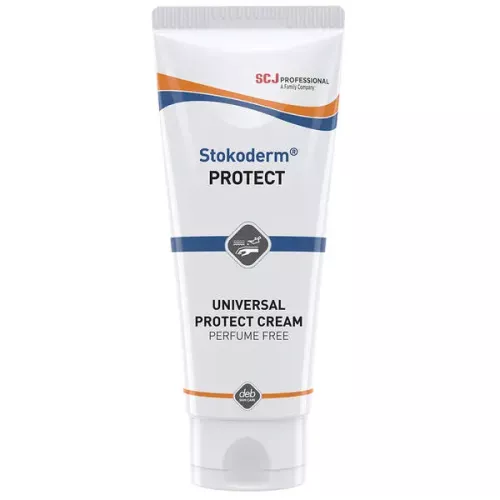 Hudkräm Deb Universal Protect Pure Tub 100 ml – skyddande och återfuktande handkräm utan parfym, perfekt för känslig hud och daglig användning