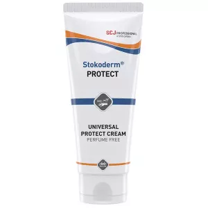 Hudkräm Deb Universal Protect Pure Tub 100 ml – skyddande och återfuktande handkräm utan parfym, perfekt för känslig hud och daglig användning