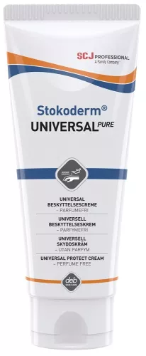 Stokoderm Universal Pure hudkräm 100 ml – parfymfri skydds- och vårdkräm för känslig hud