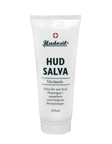 Hudosil hudsalva oparfymerad 100 ml – hudsalva för återfuktning och skydd av torr och känslig hud med skonsam parfymfri formula, för daglig användning i vård, arbete och hushåll