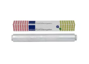Hushållsfilm Abena PE 60 m x 29 cm – slitstark plastfilm för livsmedelsförvaring i kök och storkök
